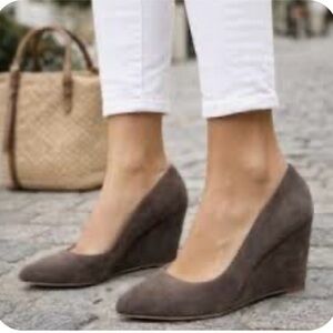 INC International Concepts Taupe Wedge Shoes